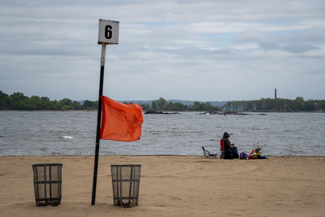 Photos from Orchard Beach on Memorial Day Weekend 2020
